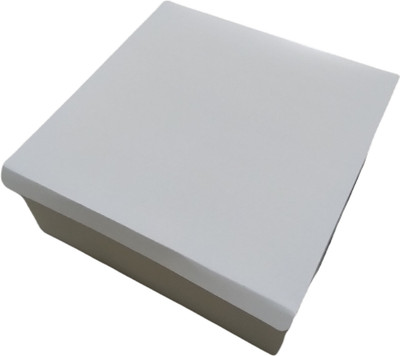 BELCORR Cake Box Paper White Cake Box for 1/2 kg; Size - 7x7x4 Packaging Box(Pack of 10 White)