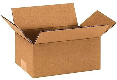 SecureShip Corrugated Cardboard 3 Ply Strong 7 x 4 x 3.5 Inches Carton Packaging Box(Pack of 100 Brown)
