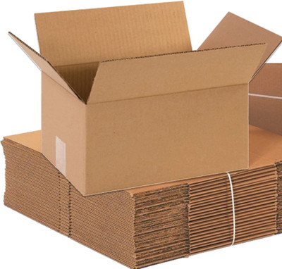 SB Corrugated Cardboard Packaging Box(Pack of 5 Brown)