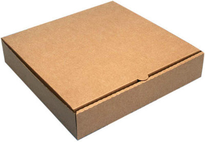 YNK Pizza Box Cardboard Packaging Box(Pack of 25 Brown)