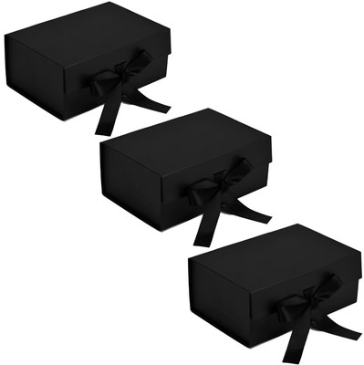 specialyou.in Slider Hardboard Box Cardboard Storage Packaging Box(Pack of 3 Black)