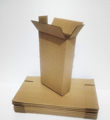 YNK Corrugated Craft Paper PACKING Packaging Box(Pack of 25 Brown)