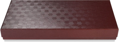 GROWNEX PVT. LTD. Top Bottom Hardboard Box Cardboard 18 Cavity Square Shaped Chocolate Box Wedding Sweets and Chocolate Gifte Packaging Box(Pack of 25 Brown)