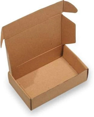 YNK Corrugated Cardboard Packaging Box(Pack of 25 Brown)