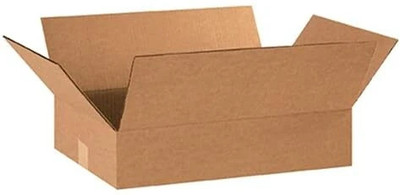 POWERLON Corrugated Cardboard 3 Ply Strong 8 x 5 x 2 Inches Carton Boxes Packaging Box(Pack of 10 Brown)