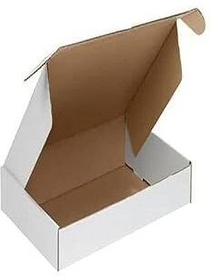 MALANI STORES Self-Locking Box Craft Paper 3 Ply Flat /Auto Lock Corrugated Packaging WHITE Boxes Size: 2.5 x 2 x 1.5 Inch Packaging Box(Pack of 50 White)