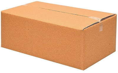 YNK Corrugated Cardboard Packaging Box(Pack of 50 Brown)