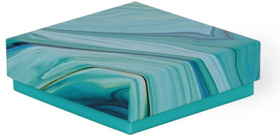 GROWNEX PVT. LTD. Top Bottom Hardboard Box Cardboard 4 Cavity Empty Sweets Box, Chocolate Packaging Box(Pack of 10 Blue)