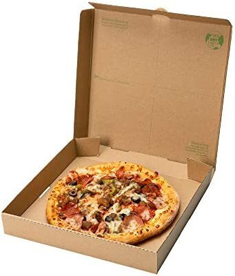 MALANI STORES Pizza Box Cardboard, Craft Paper, Paper 3ply corrugated brown pizza box size:-7X7X1.5inch Packaging Box Packaging Box(Pack of 25 Brown)