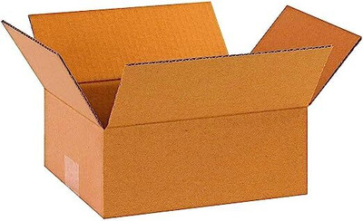 MALANI STORES Corrugated Craft Paper Packaging Box(Pack of 100 Brown)