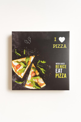 Aromatique Pizza Box Cardboard Pizza boxes for Takeawys & Deliveries Packaging Box(Pack of 50 Multicolor)