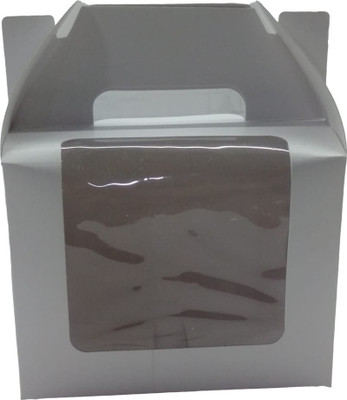 dhanwanti enterprise Cake Box Paper packing Packaging Box(Pack of 10 White)