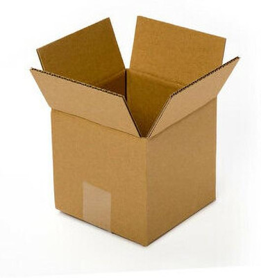 MALANI STORES Corrugated Craft Paper Size :-3Ply Corrugated packing box4X2.5X4 INCH Packaging Box(Pack of 25 Brown)