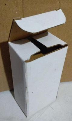 MALANI STORES Corrugated Cardboard 3ply corrugate white box size :-2.25X1.5X4.5 inch (pack of 25) Packaging Box(Pack of 25 White)