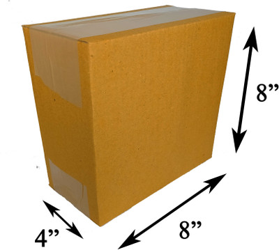 JIA Corrugated Craft Paper Packaging Box(Pack of 50 Brown)