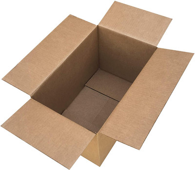 JIA INDUSTRIES Corrugated Cardboard, Craft Paper, Paper Packaging Box(Pack of 50 Brown)