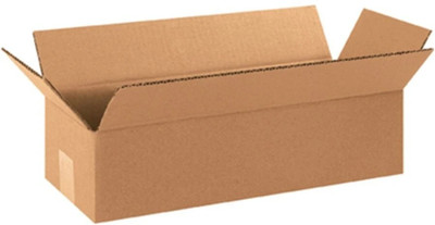 POWERLON Corrugated Cardboard Box For Packing, Shifting and other Purpose, Box Size : 12 x 4 x 3 Inch Packaging Box(Pack of 50 Brown)