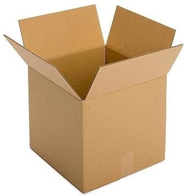 SecureShip Corrugated Cardboard Packing Home Shifting and Other Purposes, Box Size : 6x6x6 Inch Packaging Box(Pack of 10 Brown)
