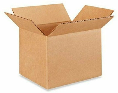 MALANI STORES Corrugated Craft Paper Packaging Box(Pack of 50 Brown)