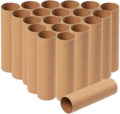 MALANI STORES Corrugated Craft Paper Tubes Supplies for Classroom Projects Art DIY Craft Paper, 3X3X24inch Packaging Box(Pack of 5 Brown)