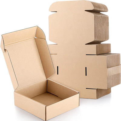 YNK Corrugated Craft Paper PACKING Packaging Box(Pack of 25 Brown)