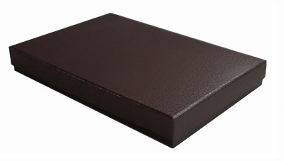 LINE 'N' CURVES Top Bottom Hardboard Box Cardboard 15 Compartment Boxes For Chocolate Mithai With Window 7.5x9.5x1.25 Inches Brown Packaging Box(Pack of 20 Brown)