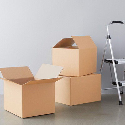 KUBER INDUSTRIES Corrugated Cardboard Packaging Box(Pack of 50 Brown)