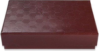 LINE 'N' CURVES Top Bottom Hardboard Box Cardboard Designer Rectangular 6-Cavity Chocolate Storage Box Golden tray chocolate Packaging Box(Pack of 15 Brown)