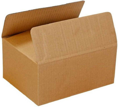 MM WILL CARE Corrugated Craft Paper Packaging Box(Pack of 10 Brown)