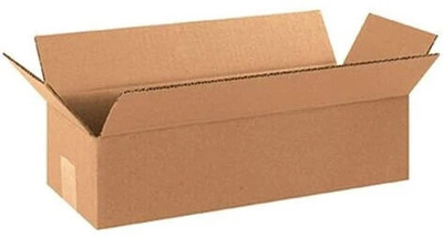 SecureShip Corrugated Cardboard 3 Ply Strong 12 x 4 x 3 Inches Carton Boxes Packaging Box(Pack of 10 Brown)
