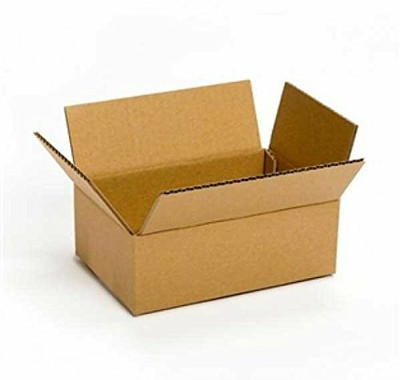 YNK Corrugated Cardboard Packing & Shipping Packaging Box(Pack of 50 Brown)