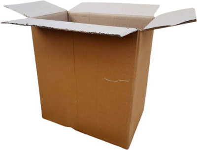 Turtulsgroup Corrugated Cardboard Home Extra Used Packing Storage Big Size Bag Packaging Box(Pack of 3 Brown)