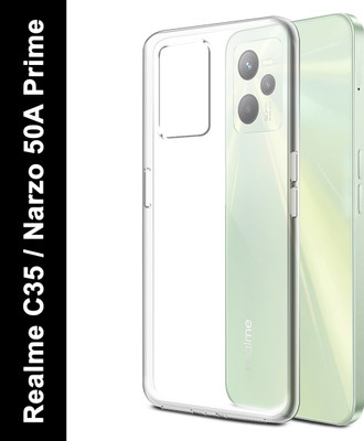 Flipkart SmartBuy Back Cover for Realme C35, Realme Narzo 50A Prime(Transparent, Grip Case, Silicon, Pack of: 1)