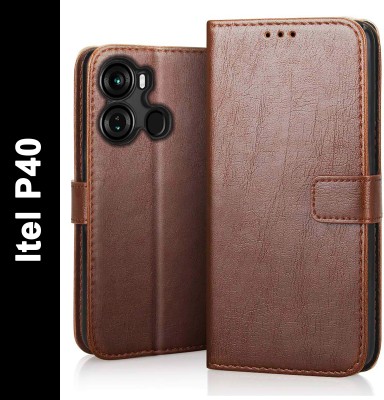 SHINESTAR. Back Cover for Itel P40(Brown, Pack of: 1)