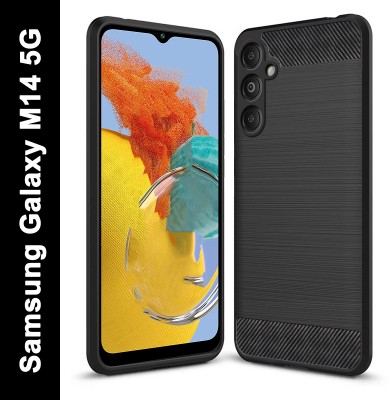 Zapcase Back Cover for Samsung Galaxy M14 5G(Black, Grip Case, Silicon, Pack of: 1)