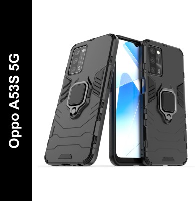 KWINE CASE Back Cover for Oppo A53S 5G(Black, Shock Proof, Pack of: 1)