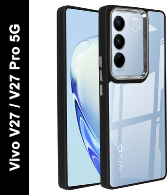 Zapcase Back Cover for Vivo V27 Pro 5G(Black, Shock Proof, Pack of: 1)
