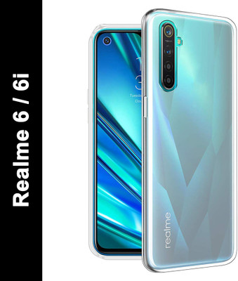 Casotec Back Cover for Realme 6, Realme 6i(Transparent, Silicon, Pack of: 1)