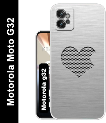 Case Club Back Cover for MOTOROLA G32(Silver, Grip Case, Silicon, Pack of: 1)