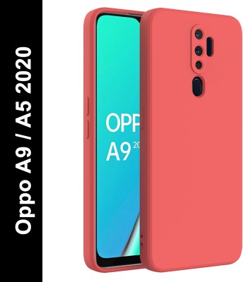 KartV Back Cover for Oppo A9 2020, Oppo A5 2020(Red, Camera Bump Protector, Pack of: 1)