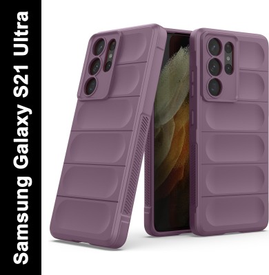 Zapcase Back Cover for Samsung Galaxy S21 Ultra(Purple, 3D Case, Silicon, Pack of: 1)
