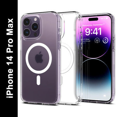 Spigen Ultra Hybrid Magfit Back Cover for Apple iPhone 14 Pro Max(White, Shock Proof, Pack of: 1)