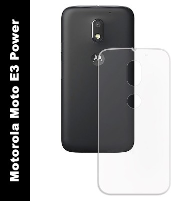 Casotec Back Cover for Motorola Moto E3 Power Clear Soft TPU(Transparent, Silicon, Pack of: 1)