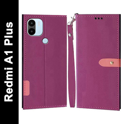 Wynhard Flip Cover for POCO C50, POCO C51, Redmi A1 Plus(Pink, Grip Case, Pack of: 1)