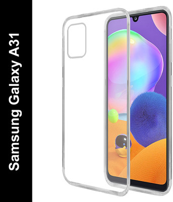 Casotec Back Cover for Samsung Galaxy A31(Transparent, Flexible, Silicon, Pack of: 1)