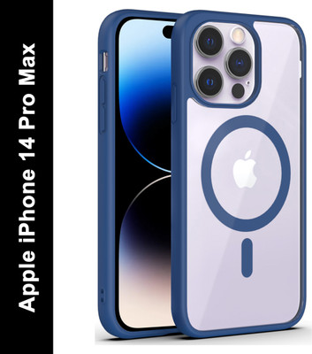 Zapcase Back Cover for Apple iPhone 14 Pro Max(Blue, Magsafe, Pack of: 1)