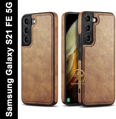 SEVEN7STAR Back Cover for Samsung Galaxy S21 FE 5G(Brown, Dual Protection, Pack of: 1)