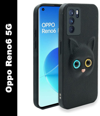 BOZTI Back Cover for OPPO Reno6 5G(Black, 3D Case, Pack of: 1)