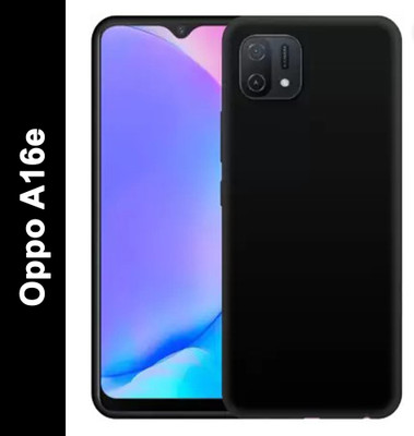Winkel Back Cover for Oppo A16K, Oppo A16e(Black, Flexible, Pack of: 1)