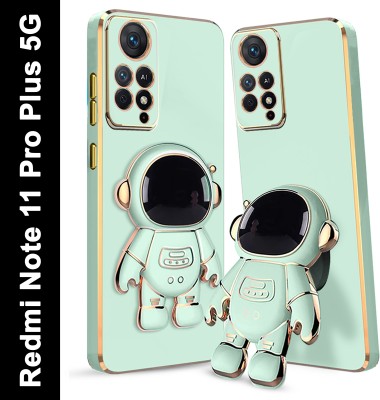 KARWAN Back Cover for Mi Redmi Note 11 Pro Plus 5G(Green, Shock Proof, Silicon, Pack of: 1)